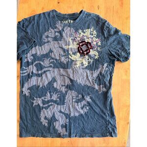 Vintage Doctrine Lion Short Sleeve Shirt XL